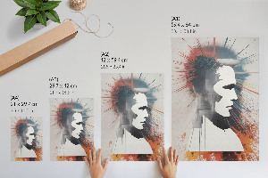 Retro poszter Városi táj