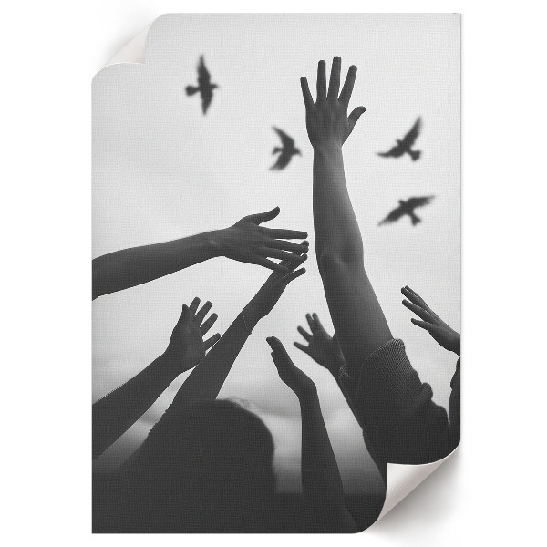 Retro plakát Városi panoráma