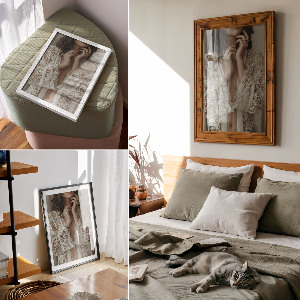 Vintage poszter Északi fény