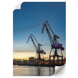 Vintage poszter Esti város