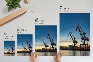 Vintage poszter Esti város