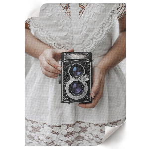 Poszter kép Madarak a vezetékeken