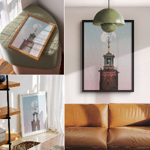 Vintage poszter Városi légkör