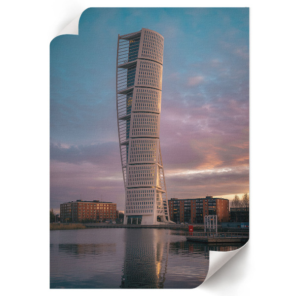 Retro plakát Téli erdő