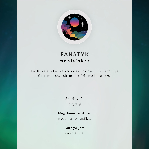 Retro plakát Ködös természet