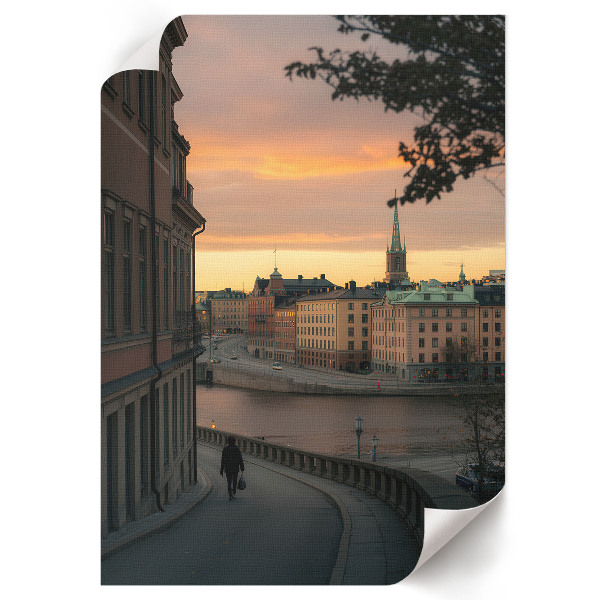 Retro poszter Északi fény