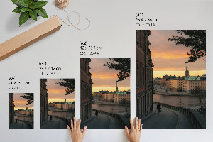 Retro poszter Északi fény