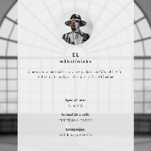 Retro plakát Téli táj