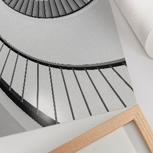 Retro plakát Téli táj