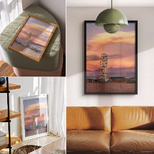 Retro poszter Füstös látomás