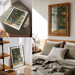 Poszter kép Stílusos autó