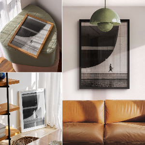 Retro poszter Rénszarvas természet