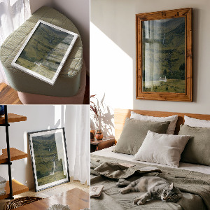 Retro plakát Városi forgalom