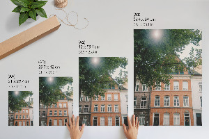 Retro plakát Szélmalom lovakkal