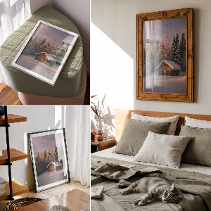 Poszter kép Színes szökőkutak