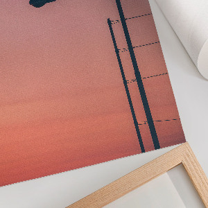 Retro poszter Ipari kikötő