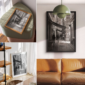 Retro plakát Városi Nyugat