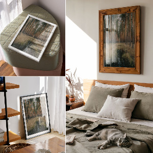 Poszter kép Fa a ködben