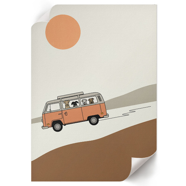 Retro poszter Építészeti játék