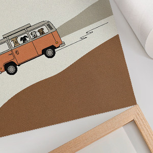 Retro poszter Építészeti játék