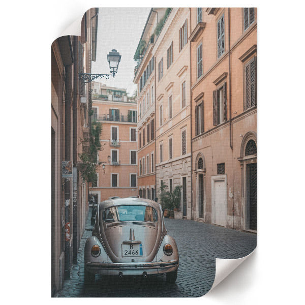 Retro poszter Téli panoráma