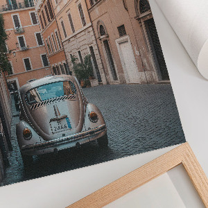 Retro poszter Téli panoráma