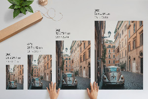 Retro poszter Téli panoráma