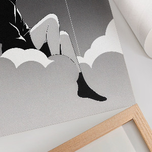 Vintage poszter Nő a vízparton