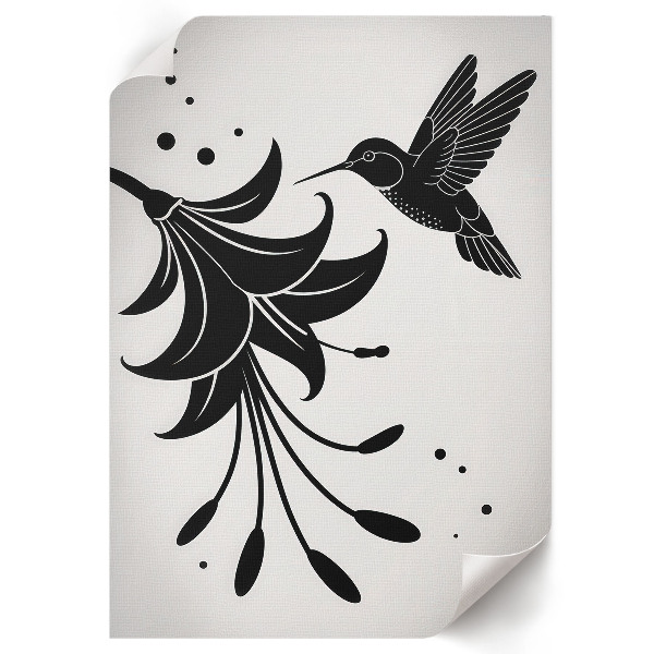 Retro poszter Téli vonat