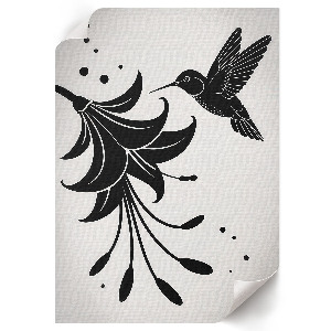 Retro poszter Téli vonat