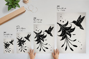 Retro poszter Téli vonat