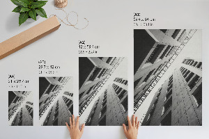 Retro plakát Geometrikus elegancia