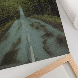 Poszter kép Léggömb a város felett