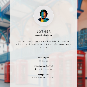 Vintage poszter Ködös erdő