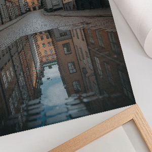 Vintage poszter Ködös erdő