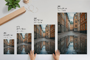 Vintage poszter Ködös erdő