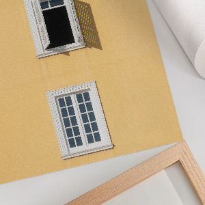 Retro poszter Dinamikus sziluett