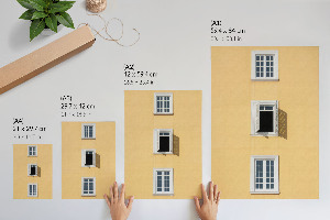 Retro poszter Dinamikus sziluett