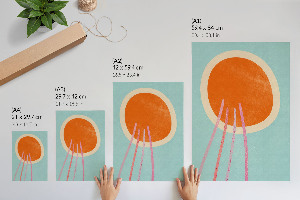 Retro plakát Repülő esernyő