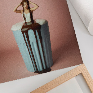 Retro plakát A víz nyugalma