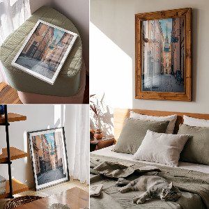 Retro plakát Tó móló