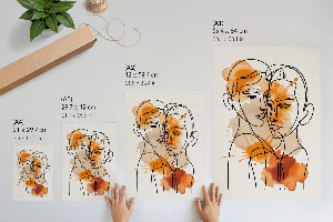 Vintage poszter Városi tükröződés