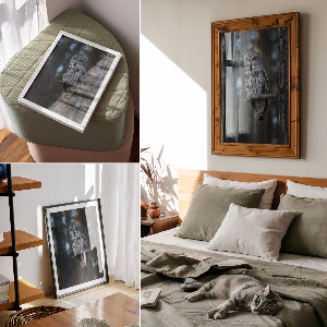 Vintage poszter Futurisztikus építészet