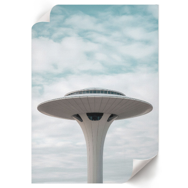 Retro plakát Vidéki táj