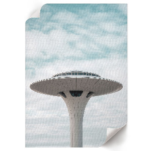 Retro plakát Vidéki táj