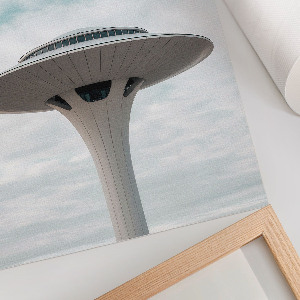 Retro plakát Vidéki táj