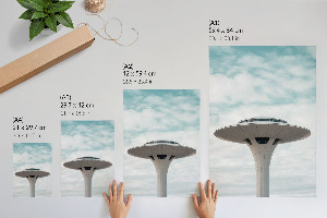 Retro plakát Vidéki táj