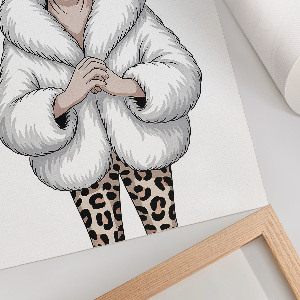 Vintage poszter Téli táj