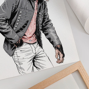 Retro poszter Łódź falu