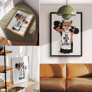 Retro poszter Téli béke